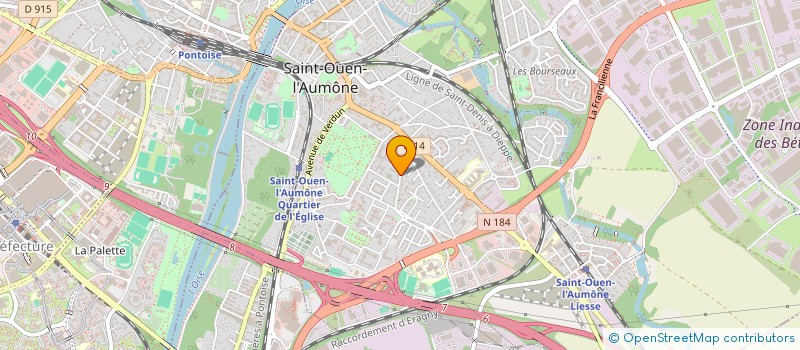 localisation de l'entreprise SCI JJDL à SAINT-OUEN-L'AUMONE