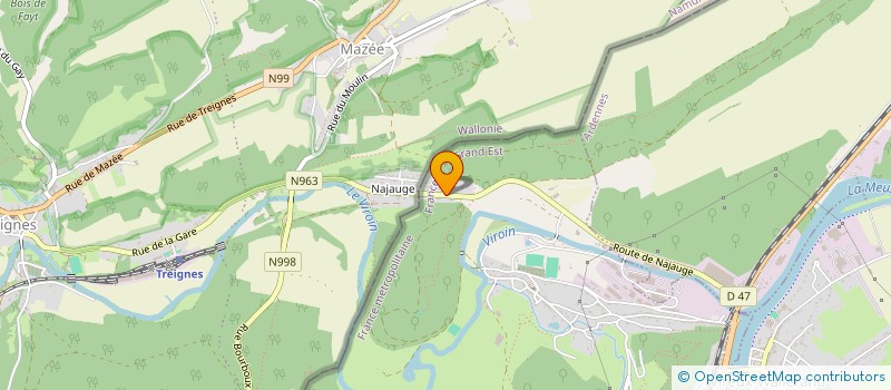 localisation de l'entreprise SCI JJDSL  HIERGES