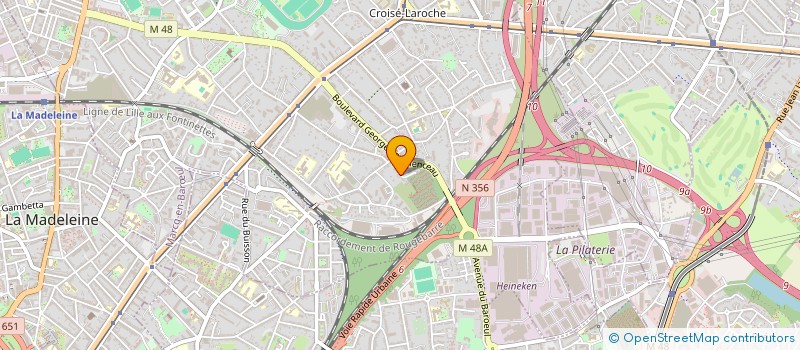 localisation de l'entreprise SCI JJF  MARCQ-EN-BARUL