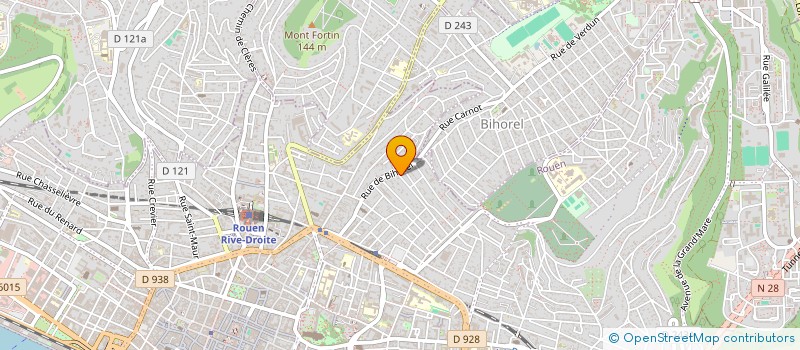 localisation de l'entreprise SCI JJFV à ROUEN