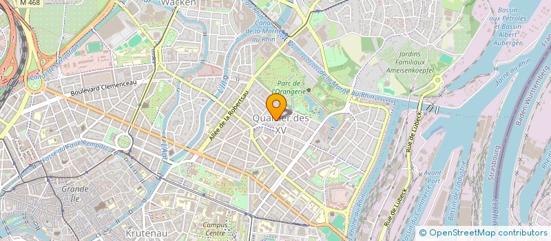 localisation de l'entreprise SCI JJH TRUBNER  STRASBOURG