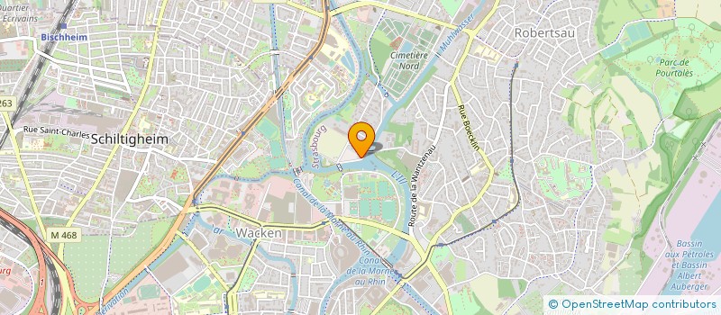 localisation de l'entreprise SCI JJK à STRASBOURG