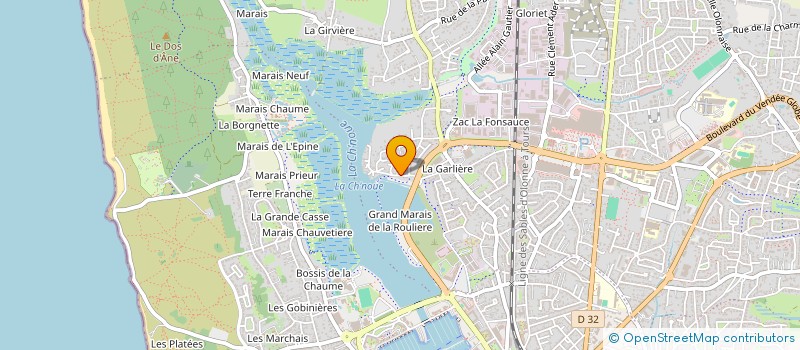 localisation de l'entreprise SCI JJL à LES SABLES D'OLONNE