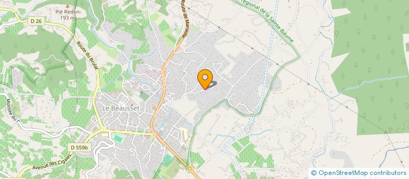 localisation de l'entreprise SCI JJL  OLLIOULES