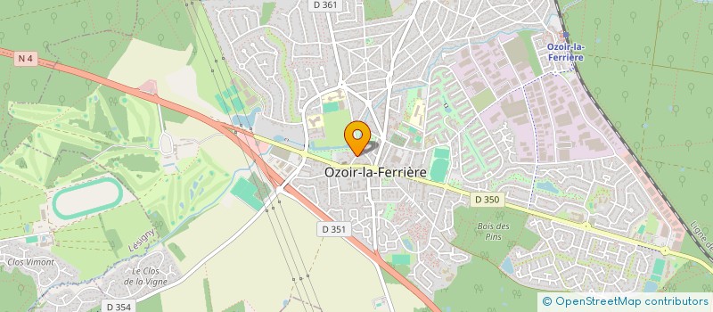 localisation de l'entreprise SCI JJL  OZOIR-LA-FERRIERE