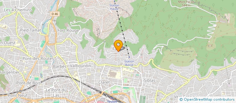 localisation de l'entreprise SCI JJLL  TOULON