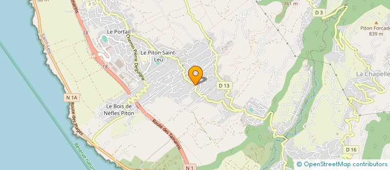 localisation de l'entreprise SCI JJLUC à SAINT-LEU