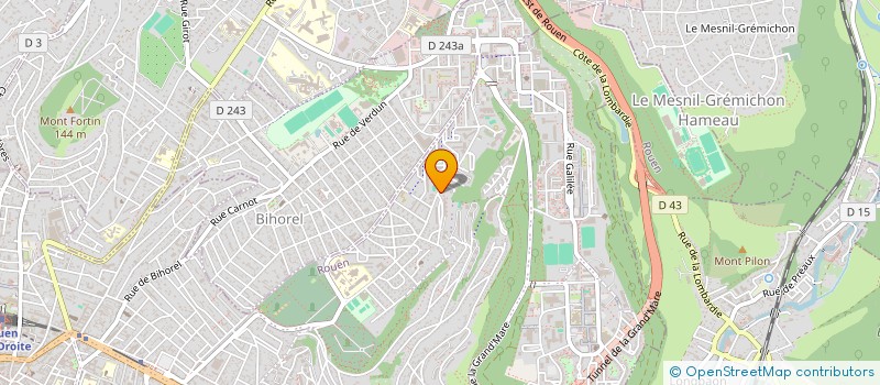 localisation de l'entreprise SCI JJM à ROUEN