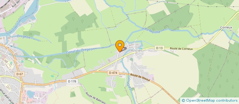 localisation de l'entreprise SCI JJM  ANCIER