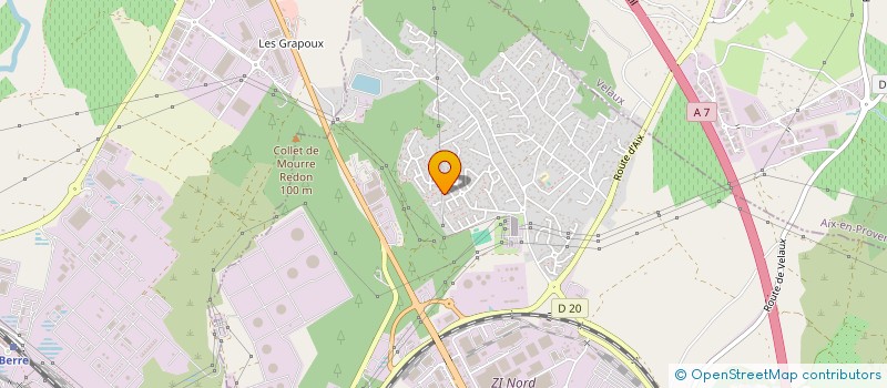 localisation de l'entreprise SCI JJM  ROGNAC