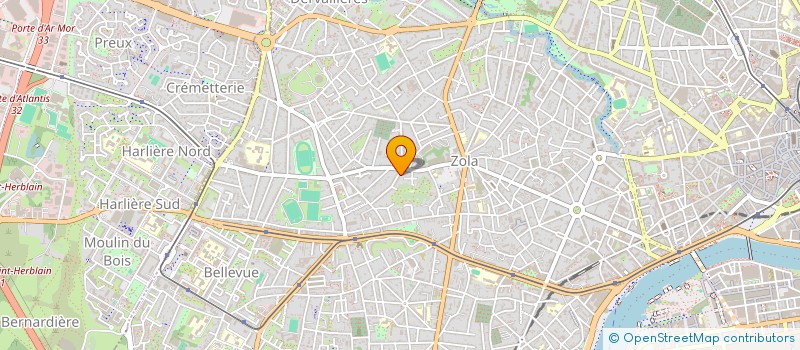 localisation de l'entreprise SCI JJM  NANTES