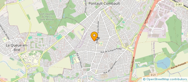 localisation de l'entreprise SCI JJMTP à PONTAULT-COMBAULT