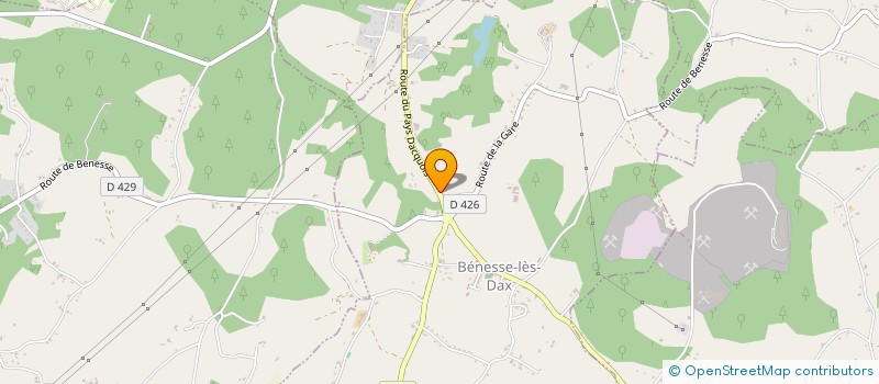 localisation de l'entreprise SCI JJN  BENESSE-LES-DAX