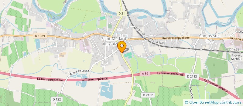 localisation de l'entreprise SCI JJNS  SAINT-MEDARD-DE-GUIZIERES