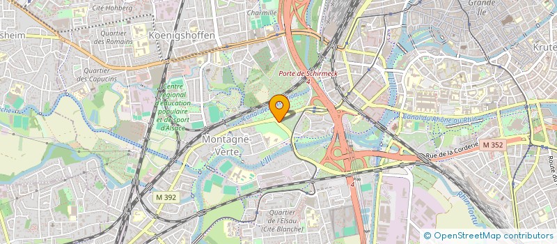 localisation de l'entreprise SCI JJOS  STRASBOURG