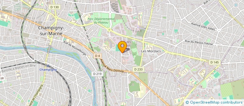 localisation de l'entreprise SCI JJP  CHAMPIGNY-SUR-MARNE