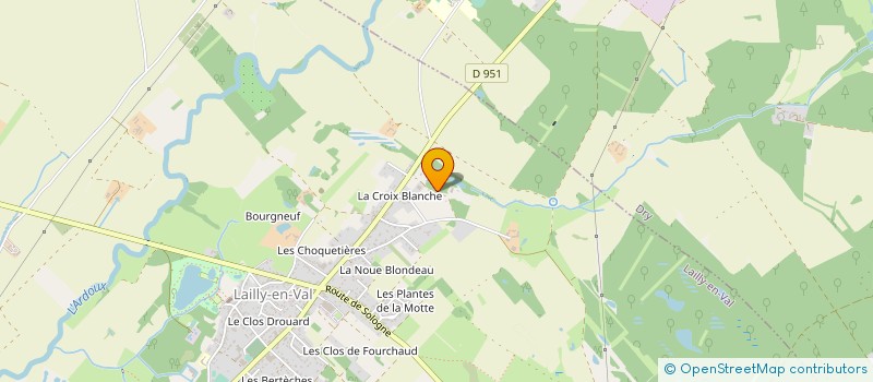 localisation de l'entreprise SCI JJPM à LAILLY-EN-VAL