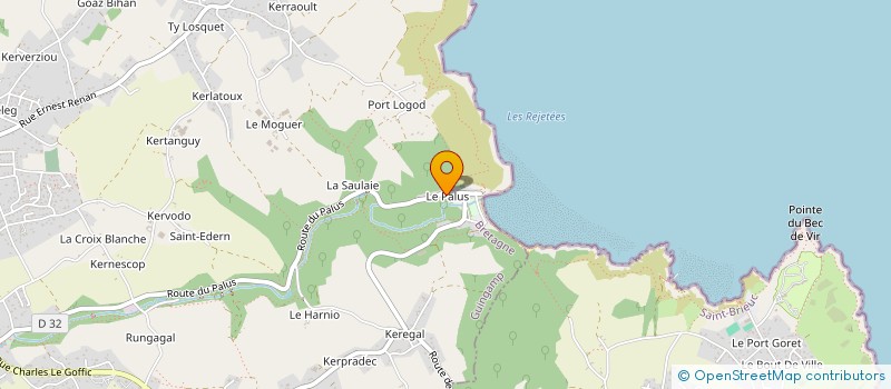 localisation de l'entreprise SCI JJS  PLOUHA