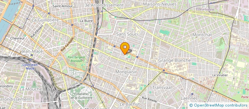 localisation de l'entreprise SCI JK  LYON 8EME