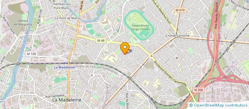 localisation de l'entreprise SCI JKF à MARCQ-EN-BARŒUL