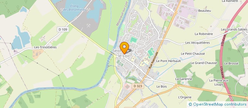 localisation de l'entreprise SCI JKL  LOIRE-AUTHION