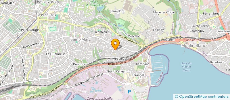 localisation de l'entreprise SCI JKLT à BREST