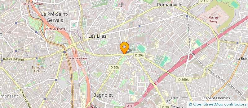 localisation de l'entreprise SCI JKS à BAGNOLET
