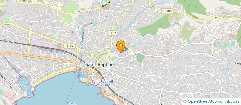 localisation de l'entreprise SCI JKZ  SAINT-RAPHAEL