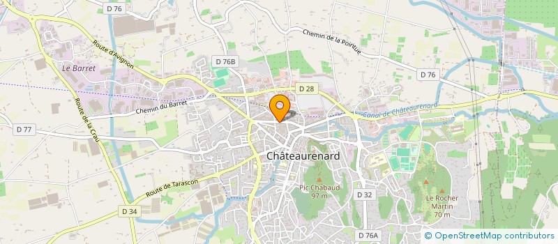 localisation de l'entreprise SCI JL 3 à CHATEAURENARD