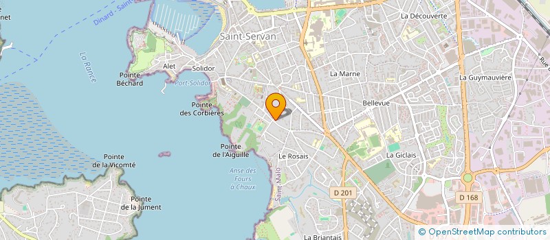 localisation de l'entreprise SCI JL  SAINT-MALO