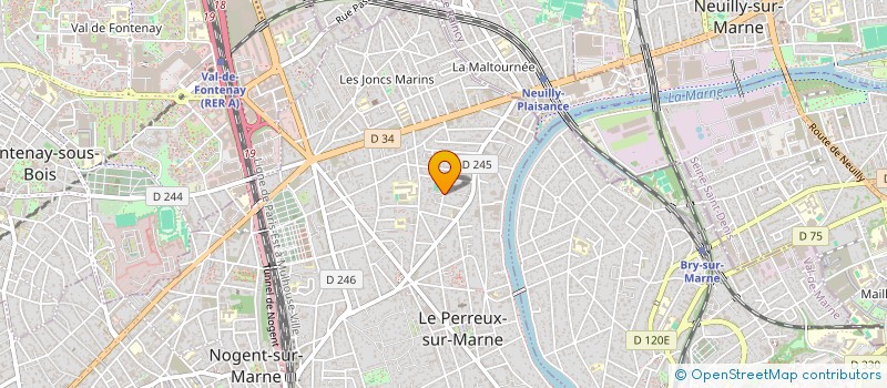 localisation de l'entreprise SCI JL & DG NEUILLY à LE PERREUX-SUR-MARNE