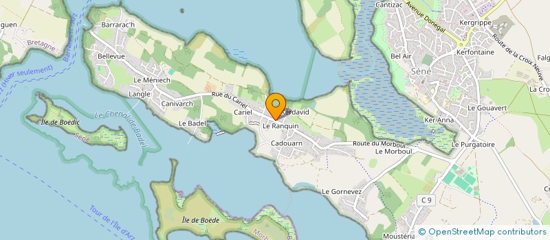 localisation de l'entreprise SCI JL DU RANQUIN  SENE