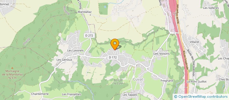 localisation de l'entreprise SCI JL. F  CUVAT