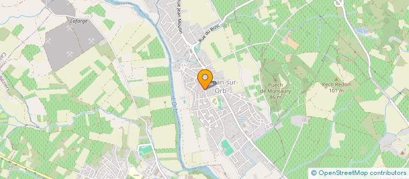 localisation de l'entreprise SCI JL IMMO  LIGNAN-SUR-ORB