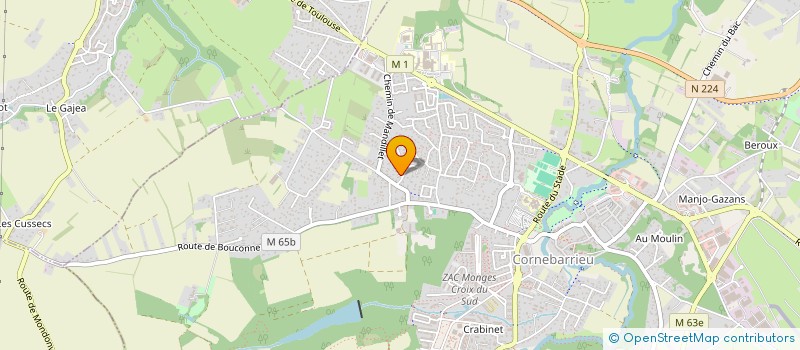 localisation de l'entreprise SCI JL PEGUY  BLAGNAC