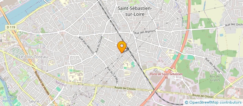 localisation de l'entreprise SCI JL2020 à SAINT-SEBASTIEN-SUR-LOIRE