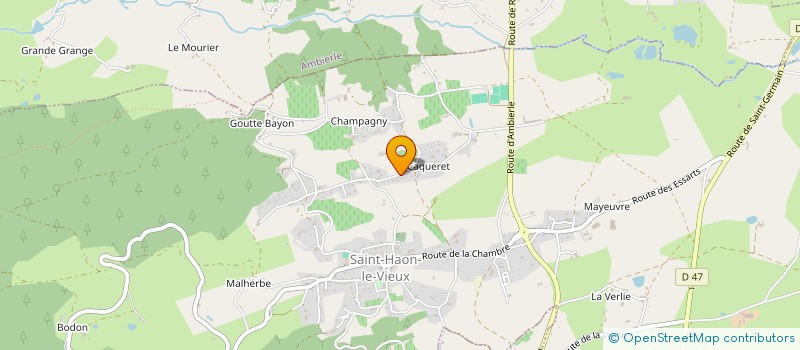 localisation de l'entreprise SCI JL2F  ROANNE