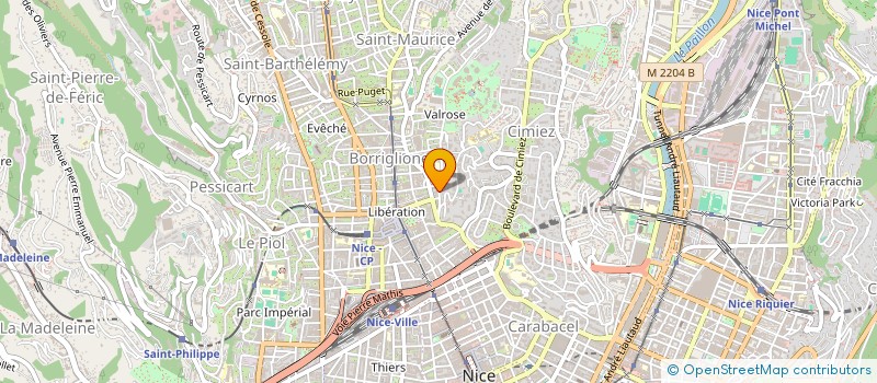 localisation de l'entreprise SCI JL2S à NICE