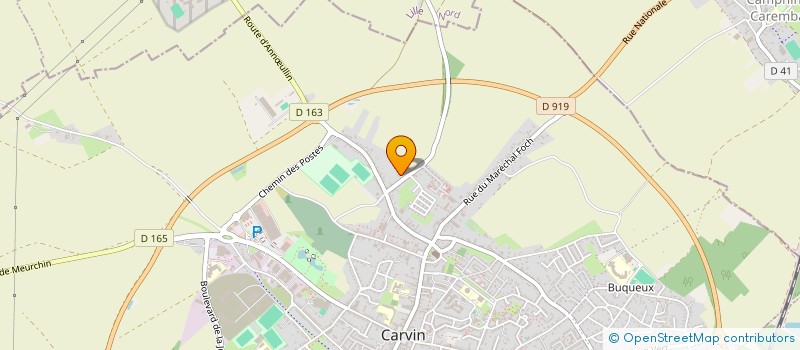 localisation de l'entreprise SCI JLA-4  CARVIN