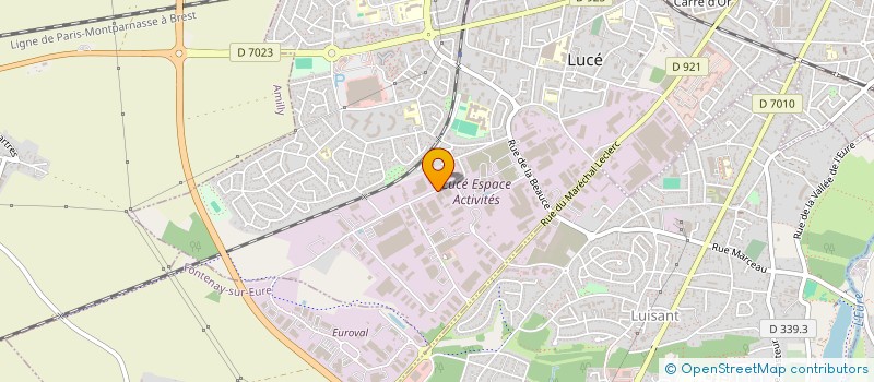 localisation de l'entreprise SCI JLA à LUCE