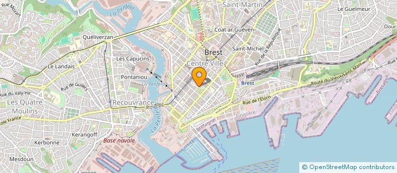 localisation de l'entreprise SCI JLA  BREST