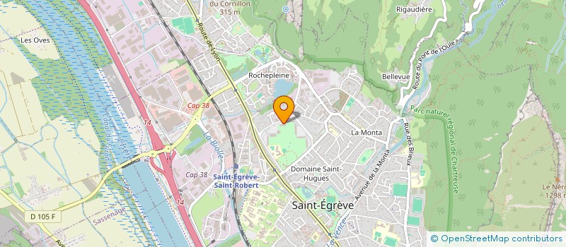 localisation de l'entreprise SCI JLA CHATELIN  SAINT-EGREVE