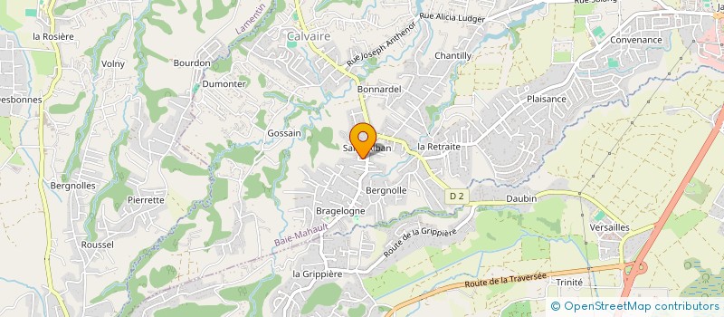 localisation de l'entreprise SCI JLAS  BAIE-MAHAULT