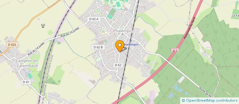 localisation de l'entreprise SCI JLB  PHALEMPIN