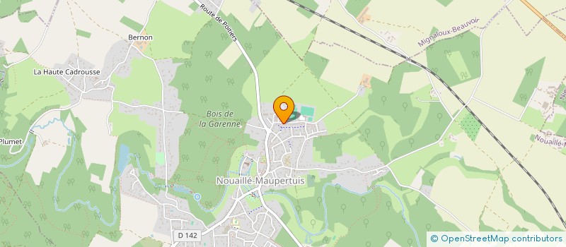 localisation de l'entreprise SCI JLB  ROCHES-PREMARIE-ANDILLE