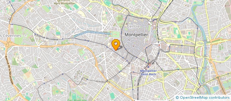 localisation de l'entreprise SCI JLB  MONTPELLIER