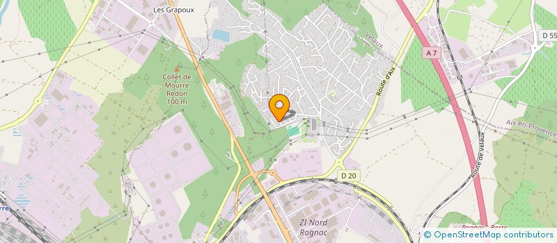 localisation de l'entreprise SCI JLB  ROGNAC