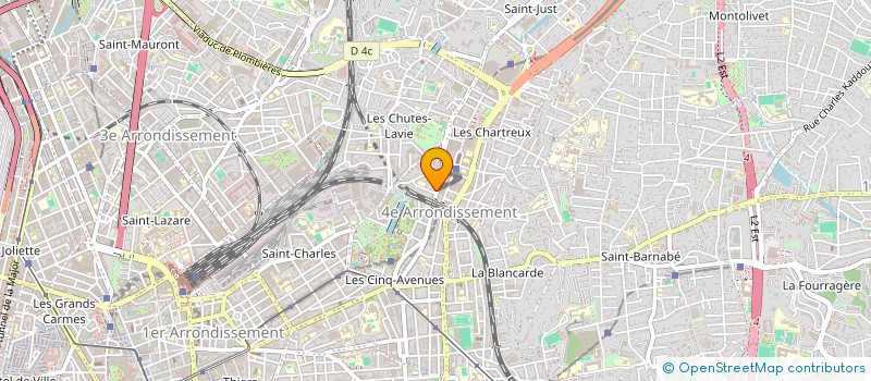 localisation de l'entreprise SCI JLB CHARTREUX à MARSEILLE