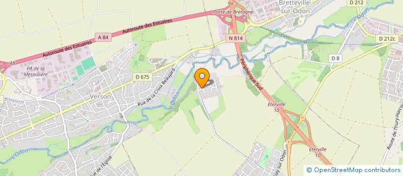 localisation de l'entreprise SCI JLB DU MESNIL  ETERVILLE