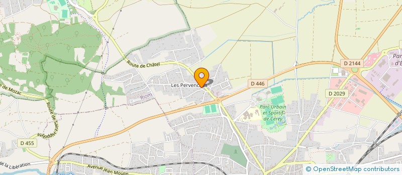 localisation de l'entreprise SCI JLBA  RIOM